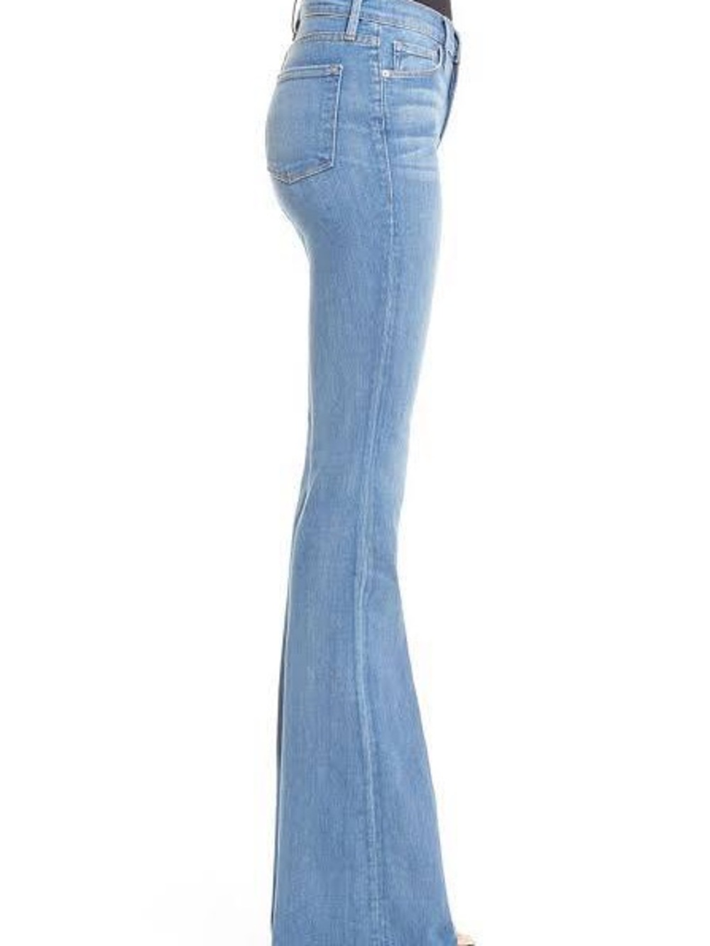 Frame x Karlie Kloss Flare Jeans in Light Blue Sz 26
